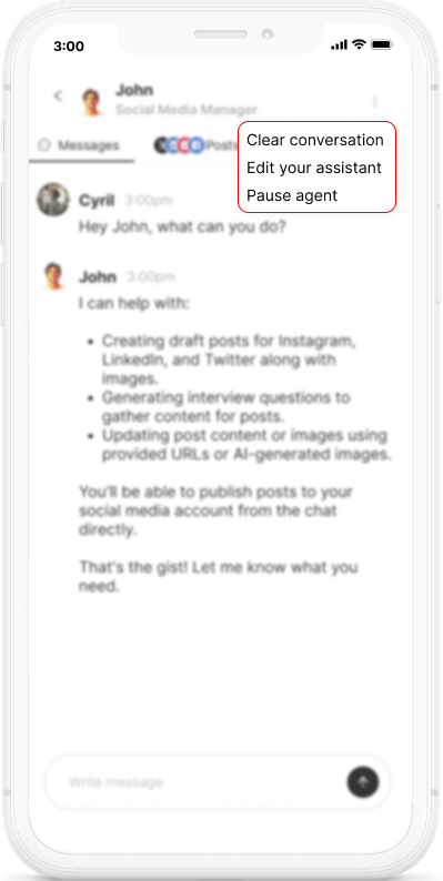 Chat Tabs